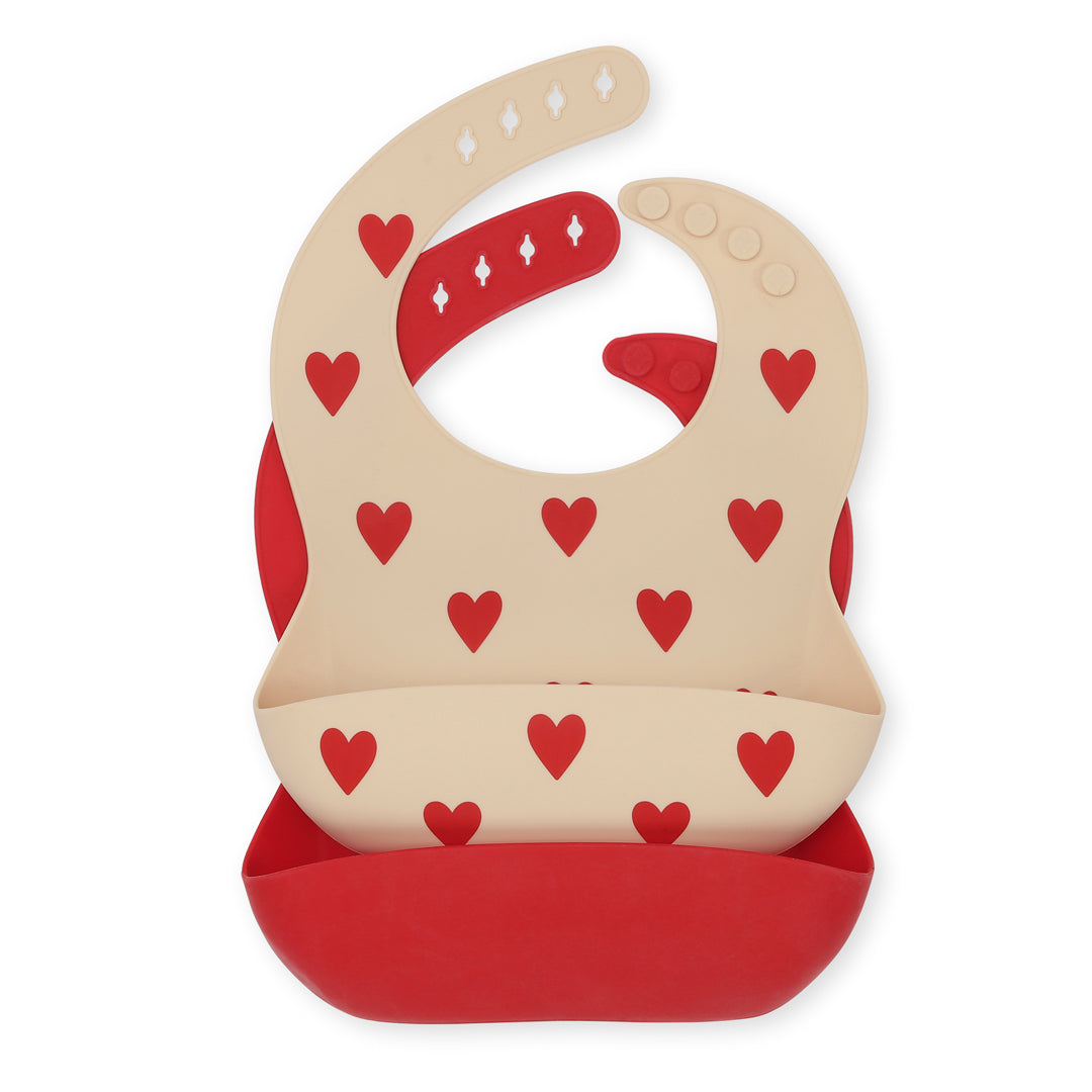Konges Sløjd 2 Pack Silicone Bibs - Mon Grande Amour