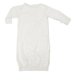 Kickee Pants Layette Gown - Natural