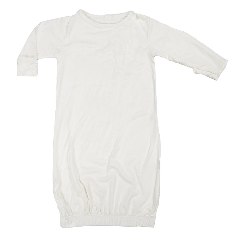 Kickee Pants Basic Layette Gown (Natural Preemie) Dreams of Cuteness