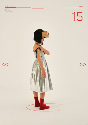 The Little Creative Factory Futuristic Strap Dress