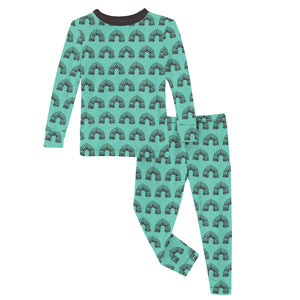 Kickee Pants Print Long Sleeve Pajama Set - Glass Spring Toy