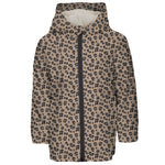 Kickee Pants Print Sherpa-Lined Raincoat - Suede Cheetah Print