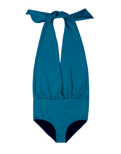 Little Creative Factory Jazz Wrap Bathing Suit - Deep Teal