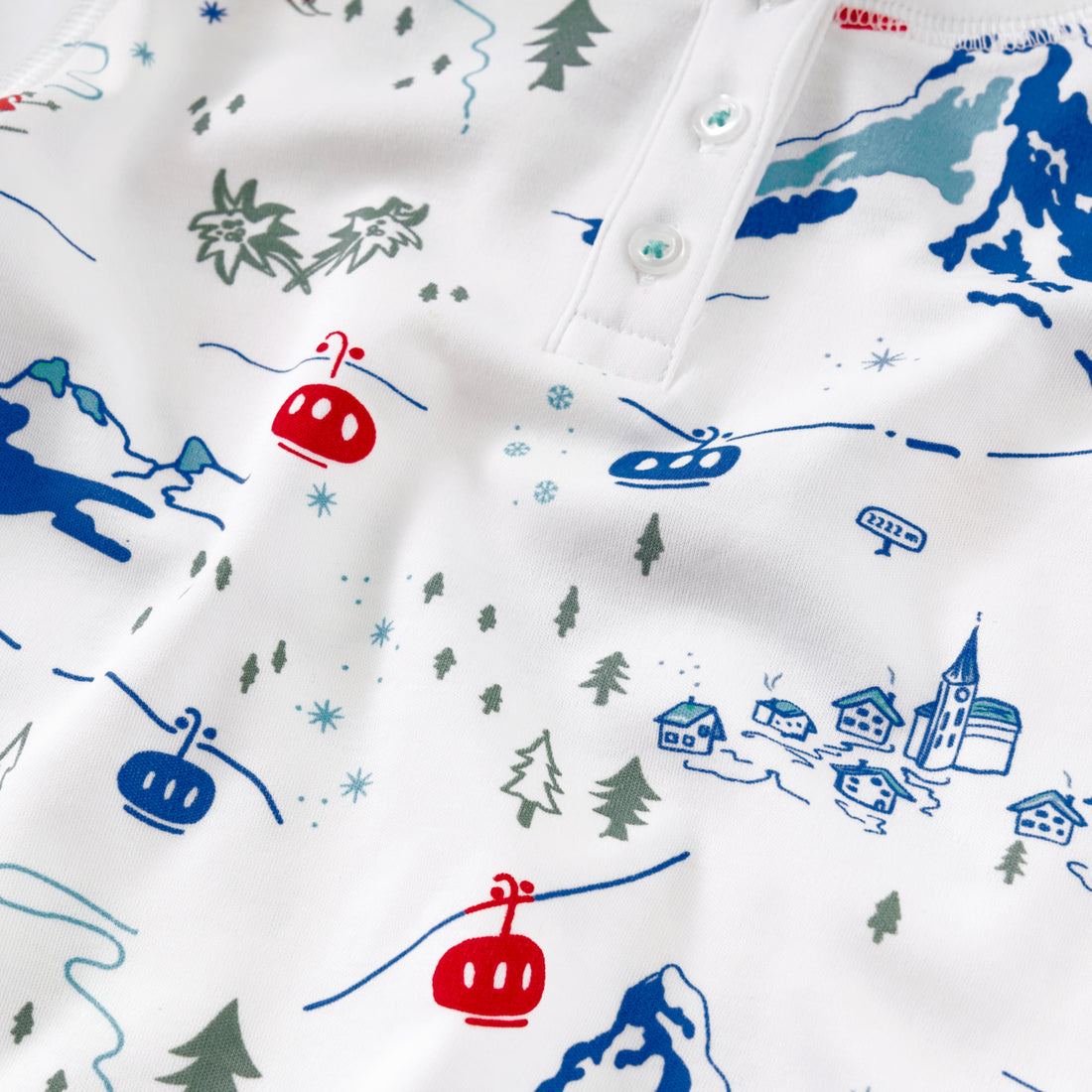 Petidoux Pajama Set - A Swiss Village