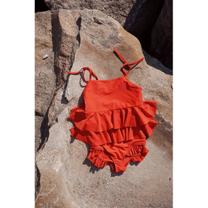 Konges Sløjd Manuca Frill Bikini - Fiery Red