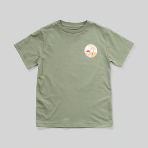 Munster Kids Shorey Tee - Olivine