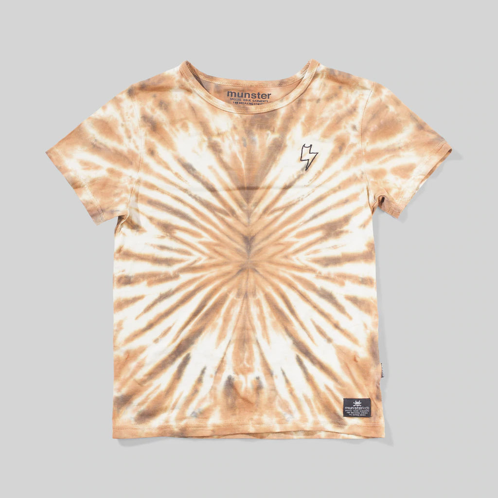 Munster Kids Vortex Short-Sleeve Tee - Sand Tye Dye