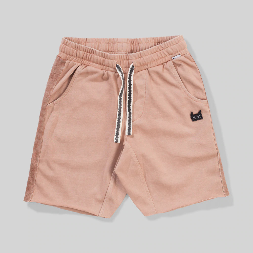 Munster Kids Kewell Track Short - Washed Fawn