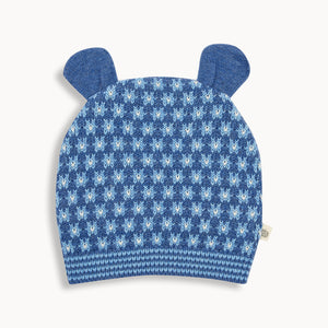 Bonnie Mob Monroe Knitted Hat with Ears - Blue