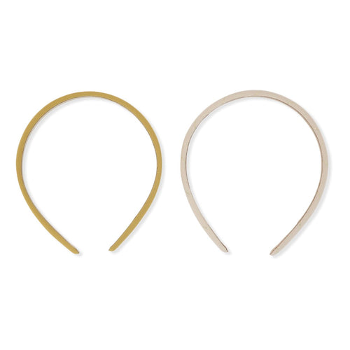 Konges Sløjd 2-Pack Hairbrace - Moonlight Check/Mustard Gold