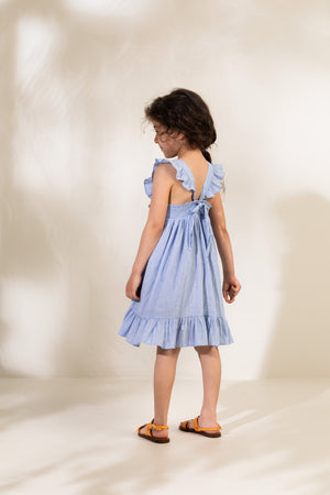 Mar Mar Danita Frill Dress - Bolich Blue Stripe