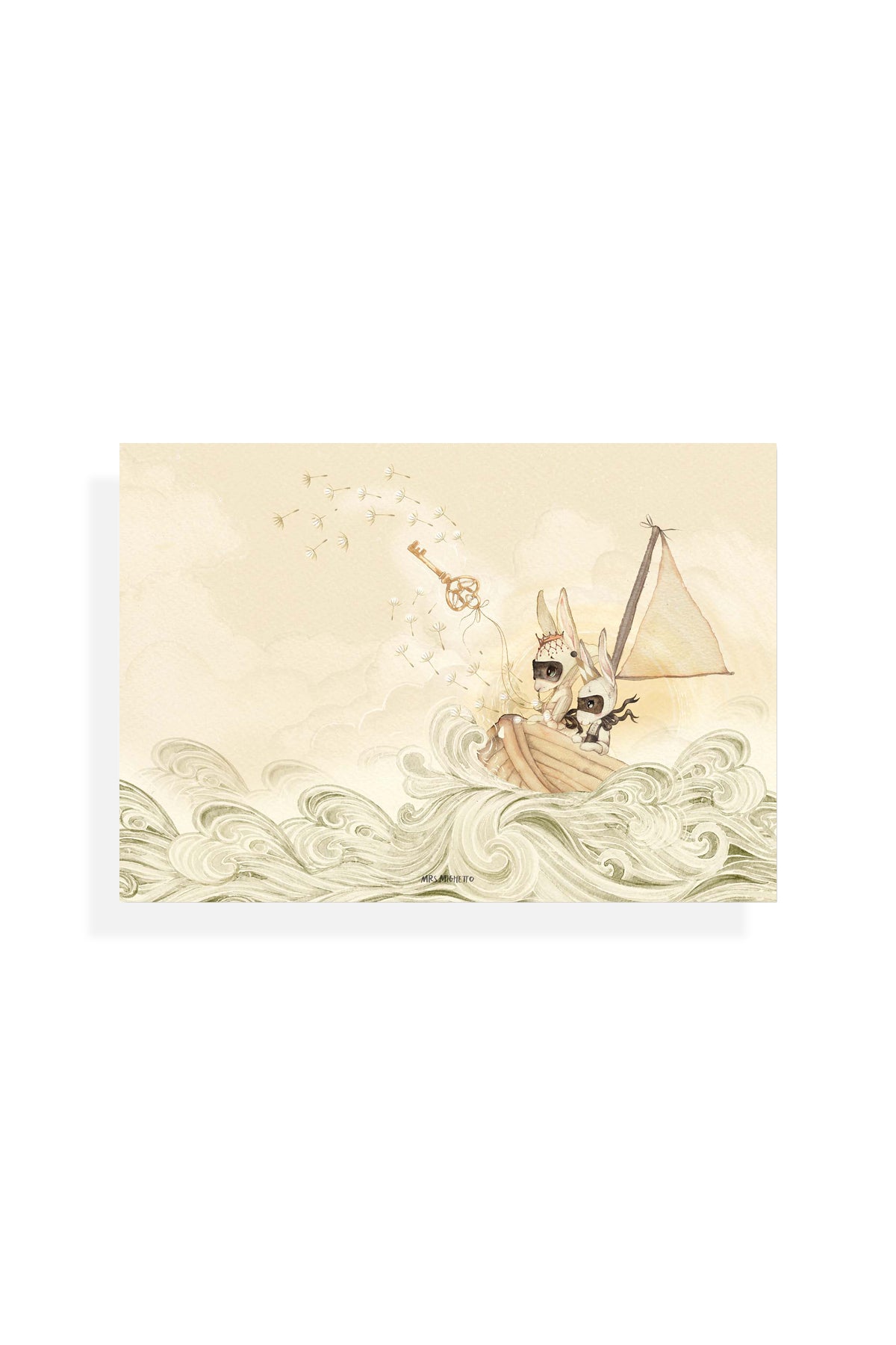 Mrs. Mighetto The Queen's Boat Poster - 30 x 21cm
