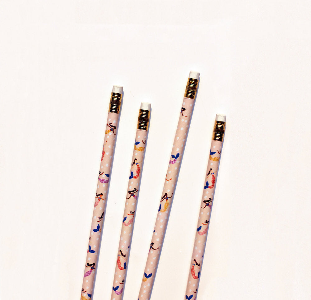 Mr. Boddington's Studio Mermaids Pencil - Set of 4