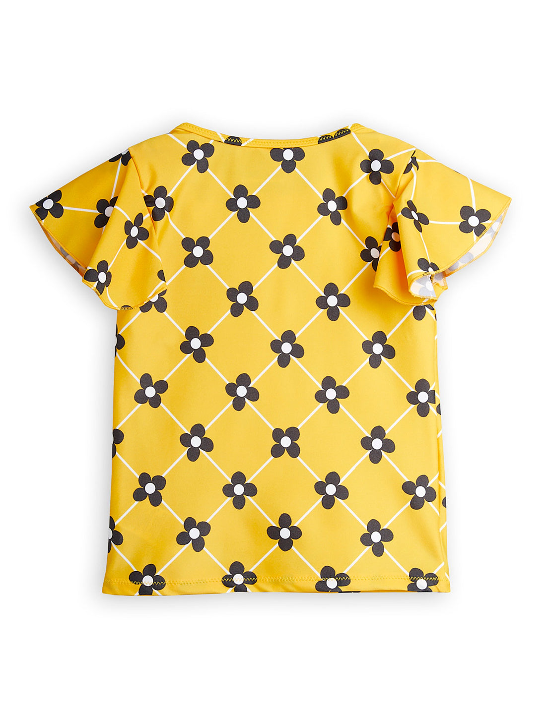 Mini Rodini Flower Check UV Swim Top