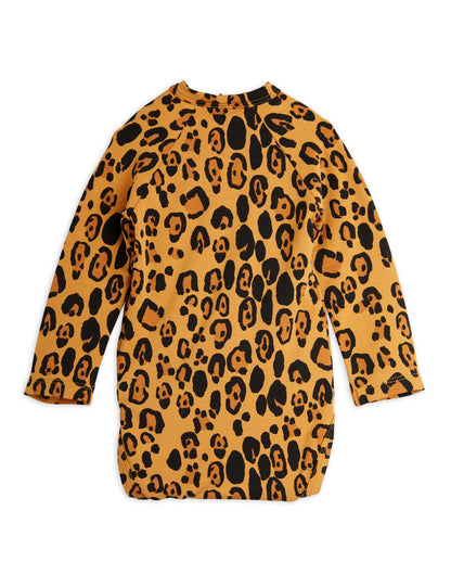 Mini Rodini Basic Leopard Wrap Bodysuit - Beige
