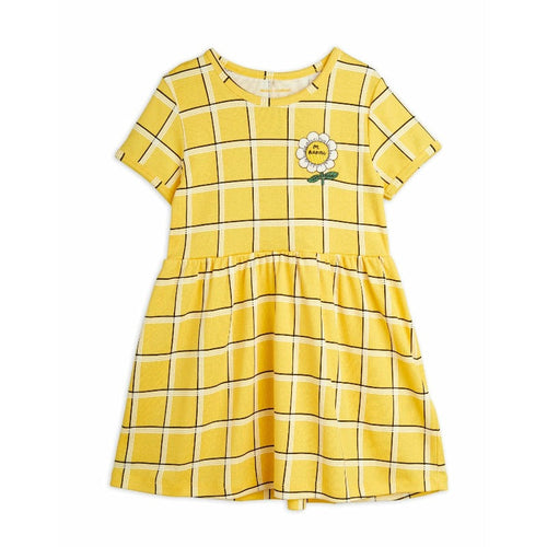 Mini Rodini Check Dress - Yellow