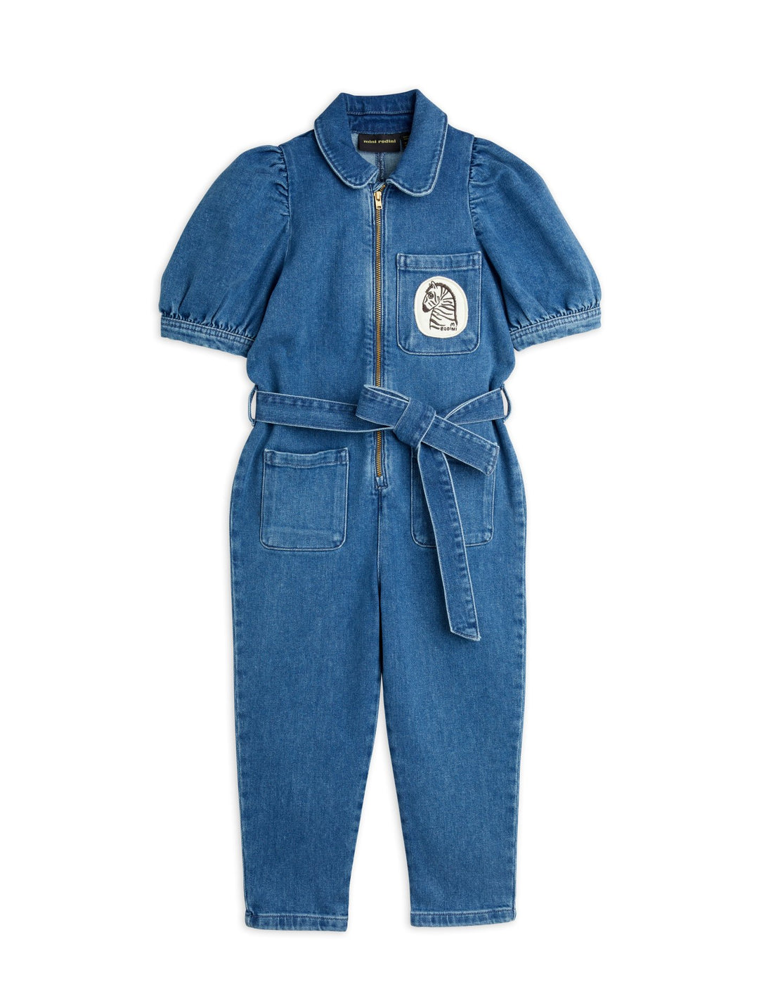 Mini Rodini Denim Jumpsuit - Blue