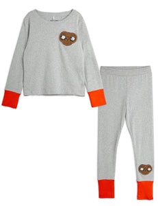 Mini Rodini E.T. Pyjama Set - Grey Melange