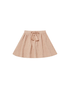 Rylee + Cru Mini Skirt - Daisy Embroidery
