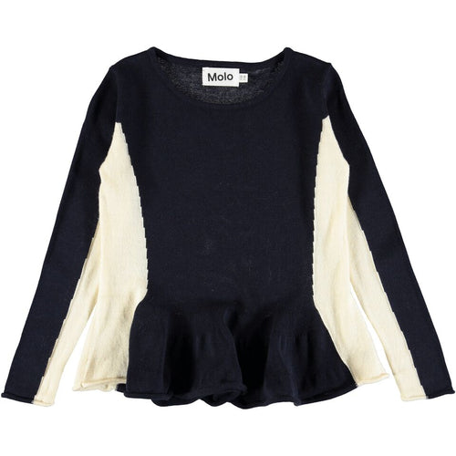 Molo Gilda Knit Top - Dark Navy