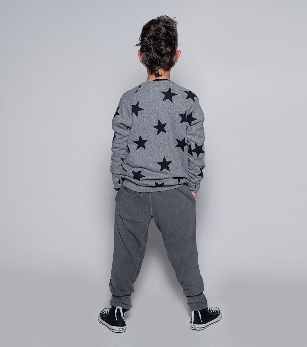 Nununu Star Sweatshirt - Dusty Heather Grey