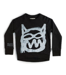 Nununu Mischief Cat Sweatshirt - Black