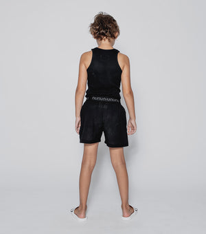 Nununu Feather Beach Shorts - Black