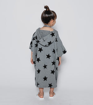 Nununu Star Beach Cover - Dusty Heather Grey