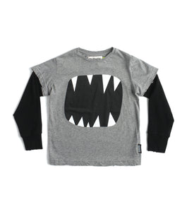 Nununu Roar T-Shirt - Dusty Heather Grey