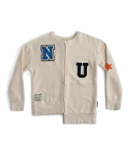 Nununu Unbalanced Nu Sweatshirt - Natural