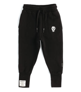 Nununu Skull Patch Pants - Black