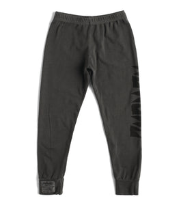 Nununu Logo Leggings - Dyed Graphite