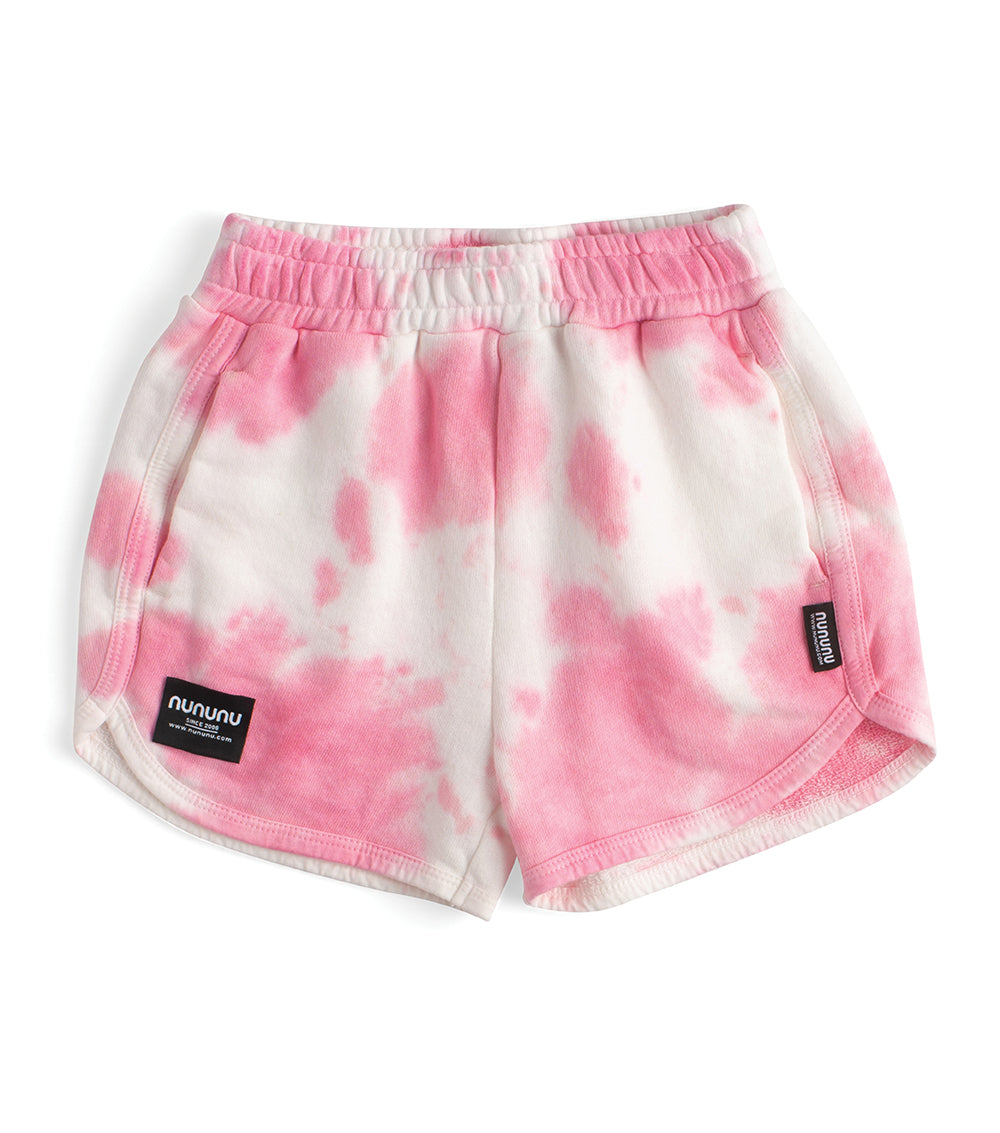 Nununu Gym Sweat Shorts - Tie Dye Hot Pink