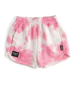 Nununu Gym Sweat Shorts - Tie Dye Hot Pink