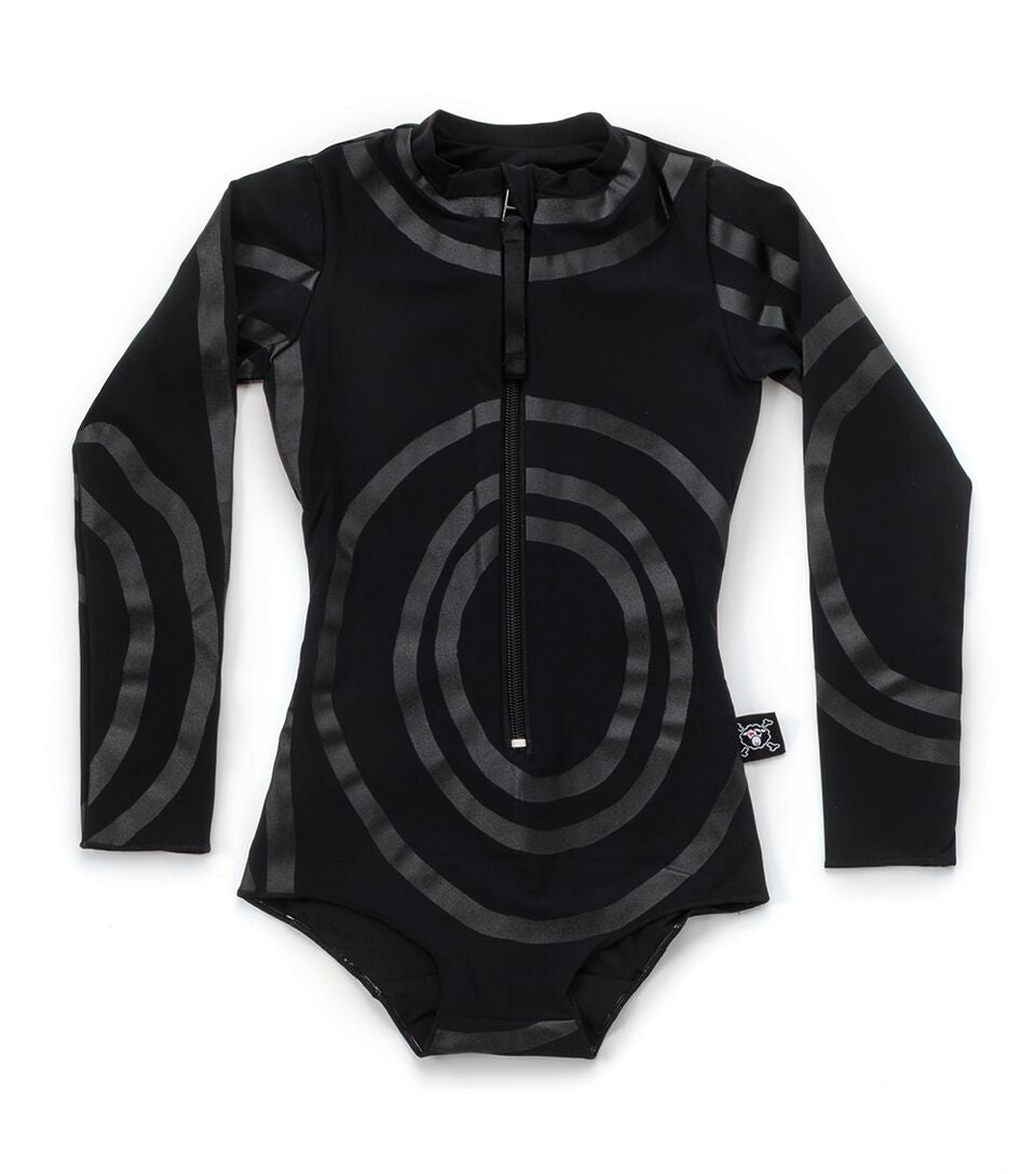Nununu Circle Collar Swimsuit - Black