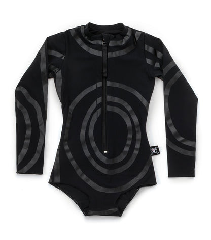 Nununu Circle Collar Swimsuit - Black
