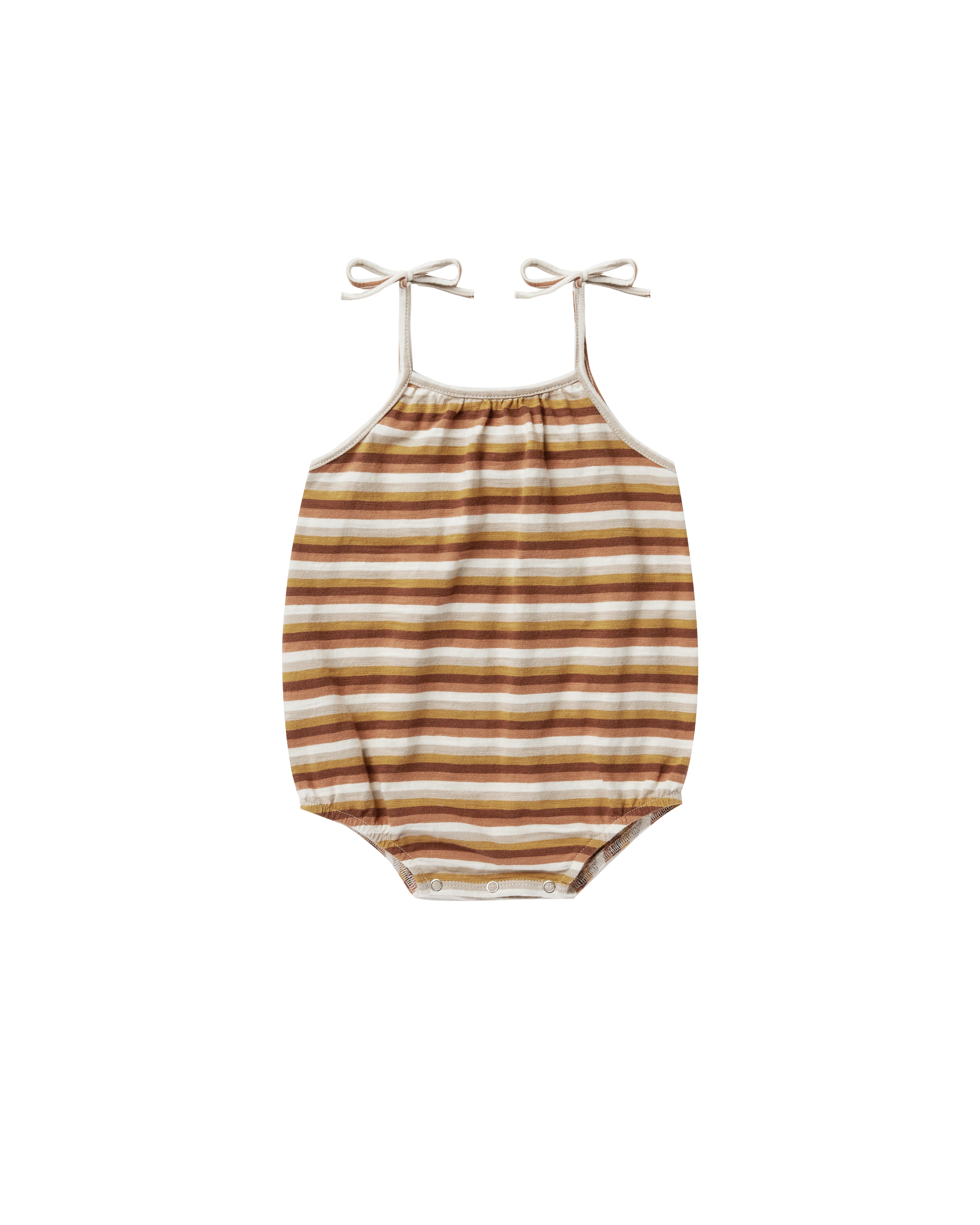 Rylee + Cru Nala Romper - Multi Stripe