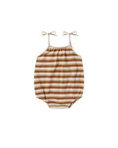 Rylee + Cru Nala Romper - Multi Stripe