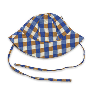 Oeuf Baby Hat - Sky Blue / Gingham