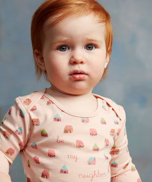 Oeuf Longsleeve Baby Tee - Warm Blush