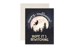 One Canoe Two - Bewitching Halloween Card