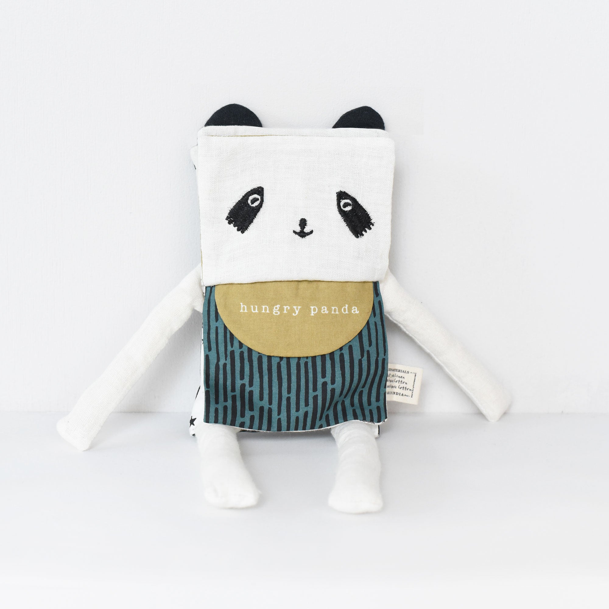 Wee Gallery Organic Panda Flippy Friend - English Edition