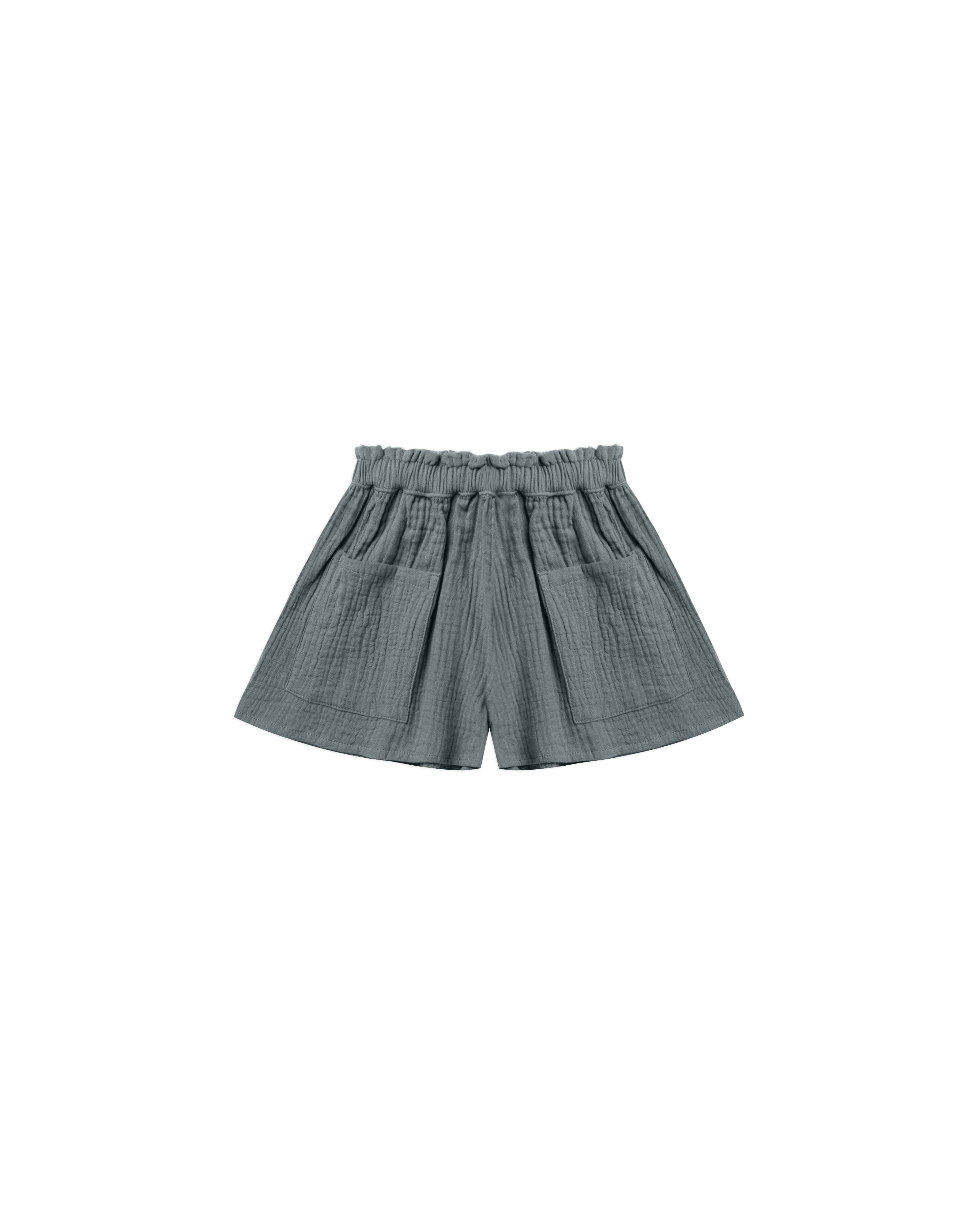 Rylee + Cru Paperbag Short - Sea
