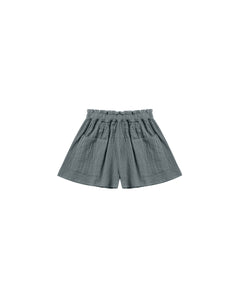 Rylee + Cru Paperbag Short - Sea
