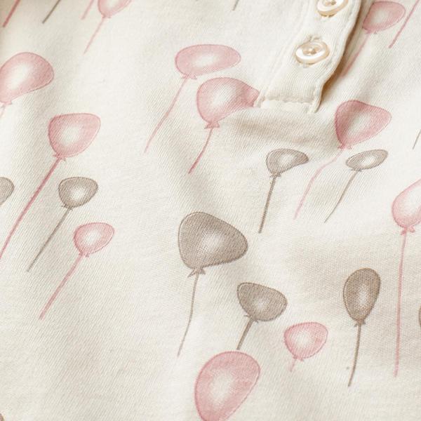 Petidoux Pink and Grey Balloon Pajamas