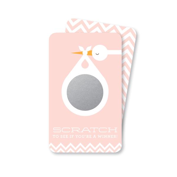 Inklings Pink Stork Scratch-off Game