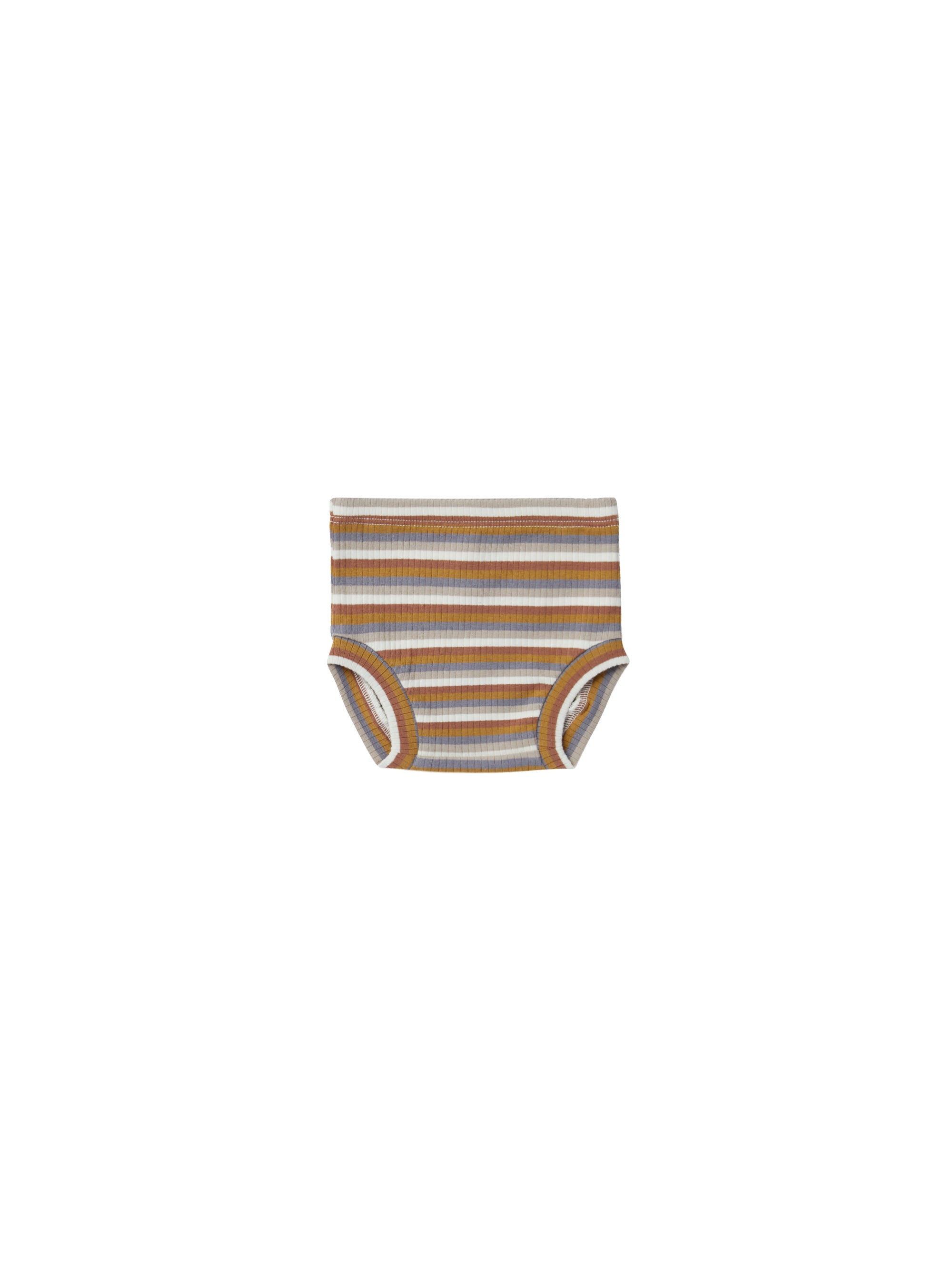 Quincy Mae Ribbed Bloomer - Multi Stripe