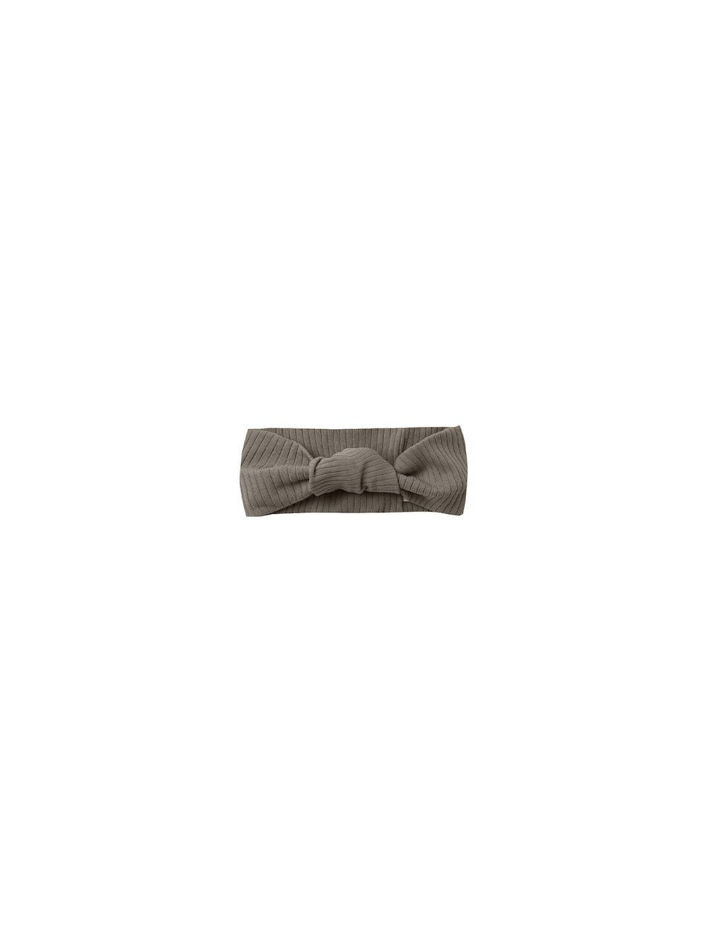 Quincy Mae Ribbed Knotted Headband - Charcoal