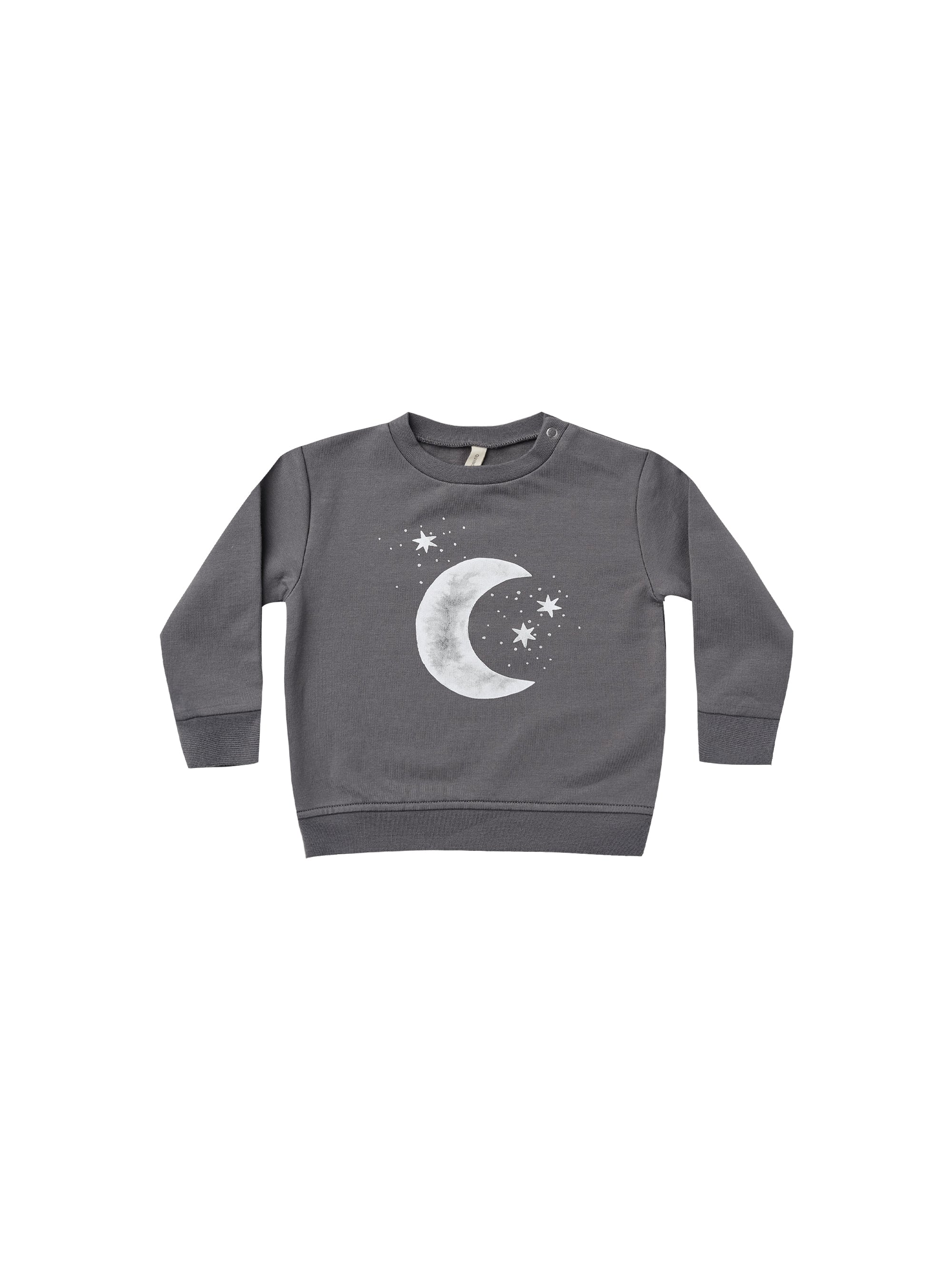 Quincy Mae Fleece Sweatshirt - Moon + Stars