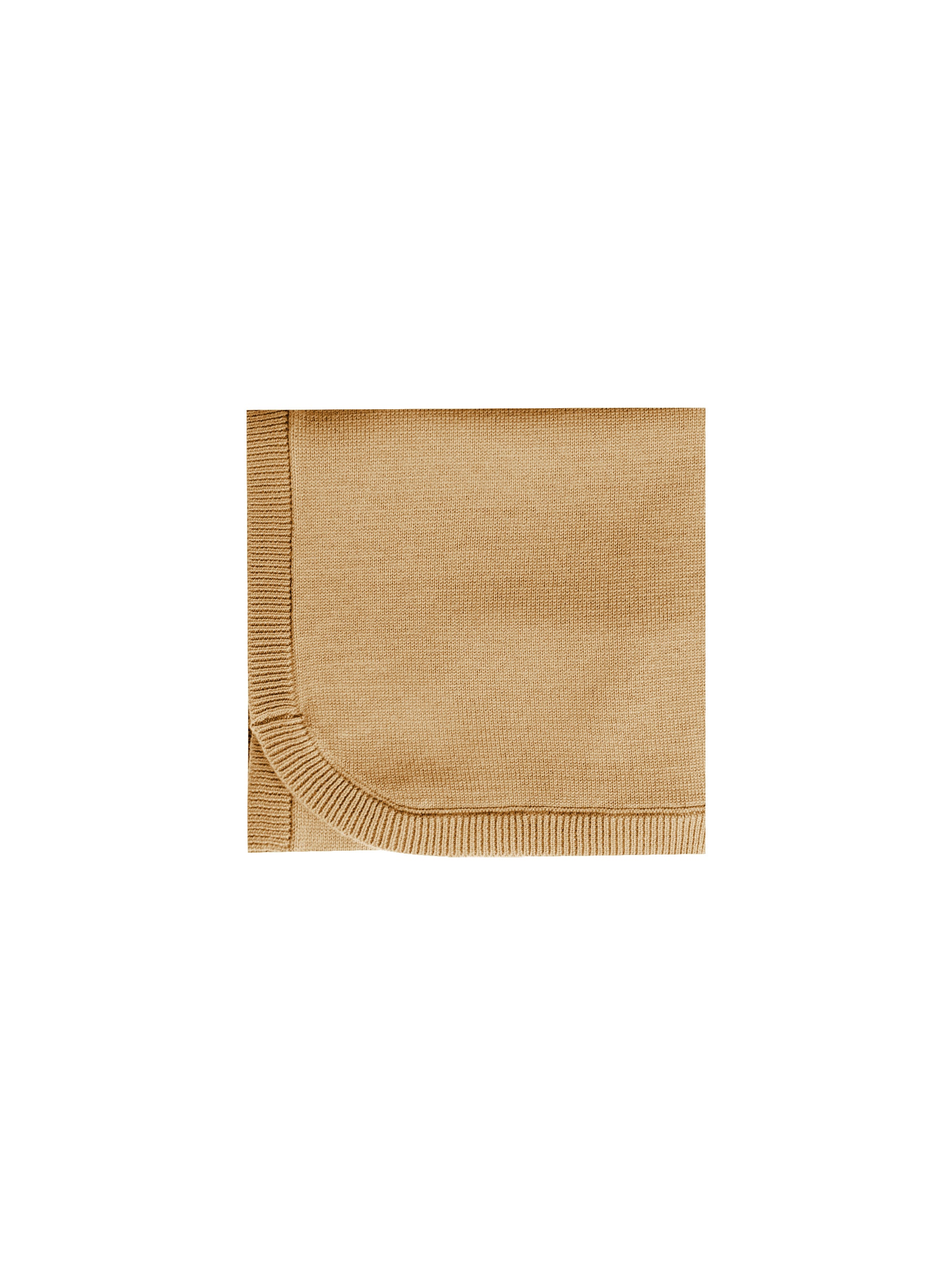Quincy Mae Knit Baby Blanket - Honey